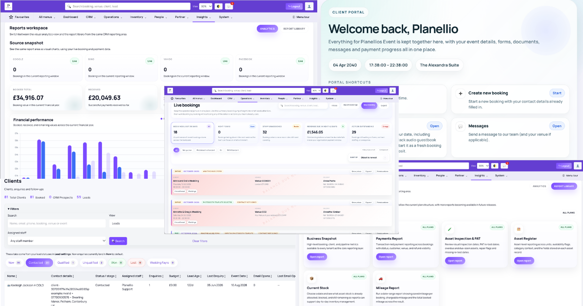 Planellio CRM and operations